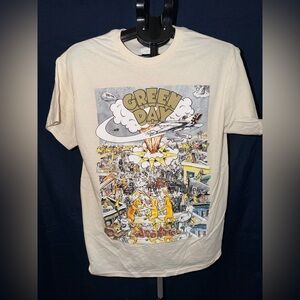 Cookies “Green Day Dookie” Graphic T-Shirt Cream Size Medium NWOT